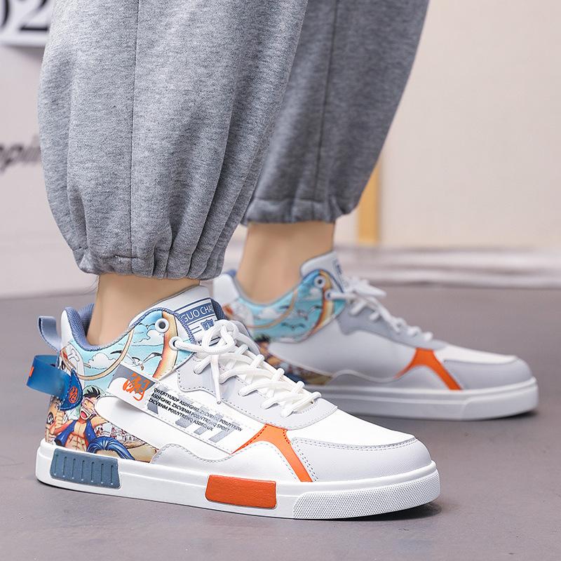 Men s shoes large size four-season casual shoes fashion youth leather low-top board shoes Korean version of student sports shoes 38
Men s shoes large size four-season casual shoes fashion youth leather low-top board shoes Korean version of student sports shoes 38