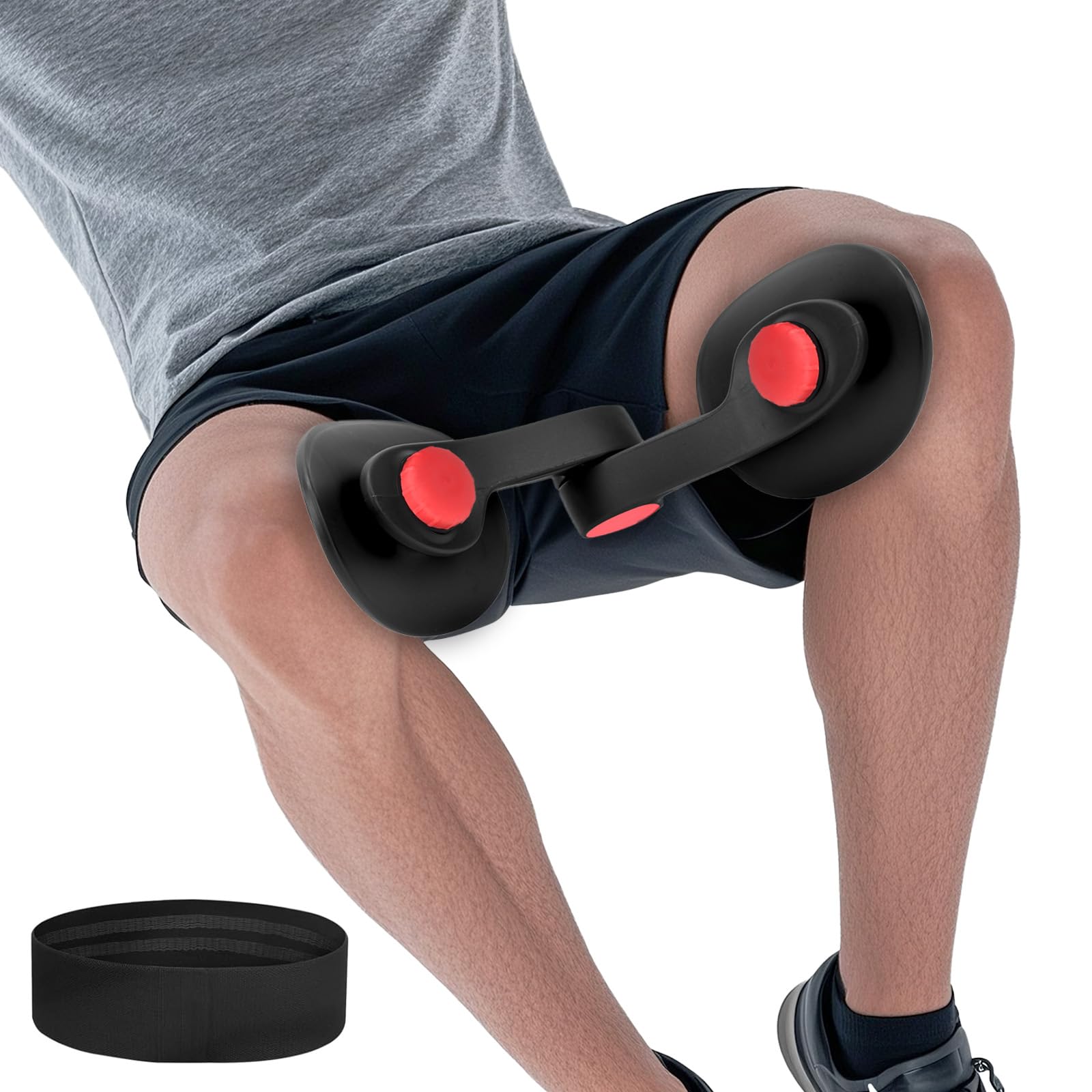 Pelvic Floor and Adductor Muscle Training 21kg Tension Pelvic Floor and Adductor Muscle Strengthening Thigh Leg Pelvic Buttocks and Thigh Exercise чёрный
Pelvic Floor and Adductor Muscle Training 21kg Tension Pelvic Floor and Adductor Muscle Strengthening Thigh Leg Pelvic Buttocks and Thigh Exercise чёрный