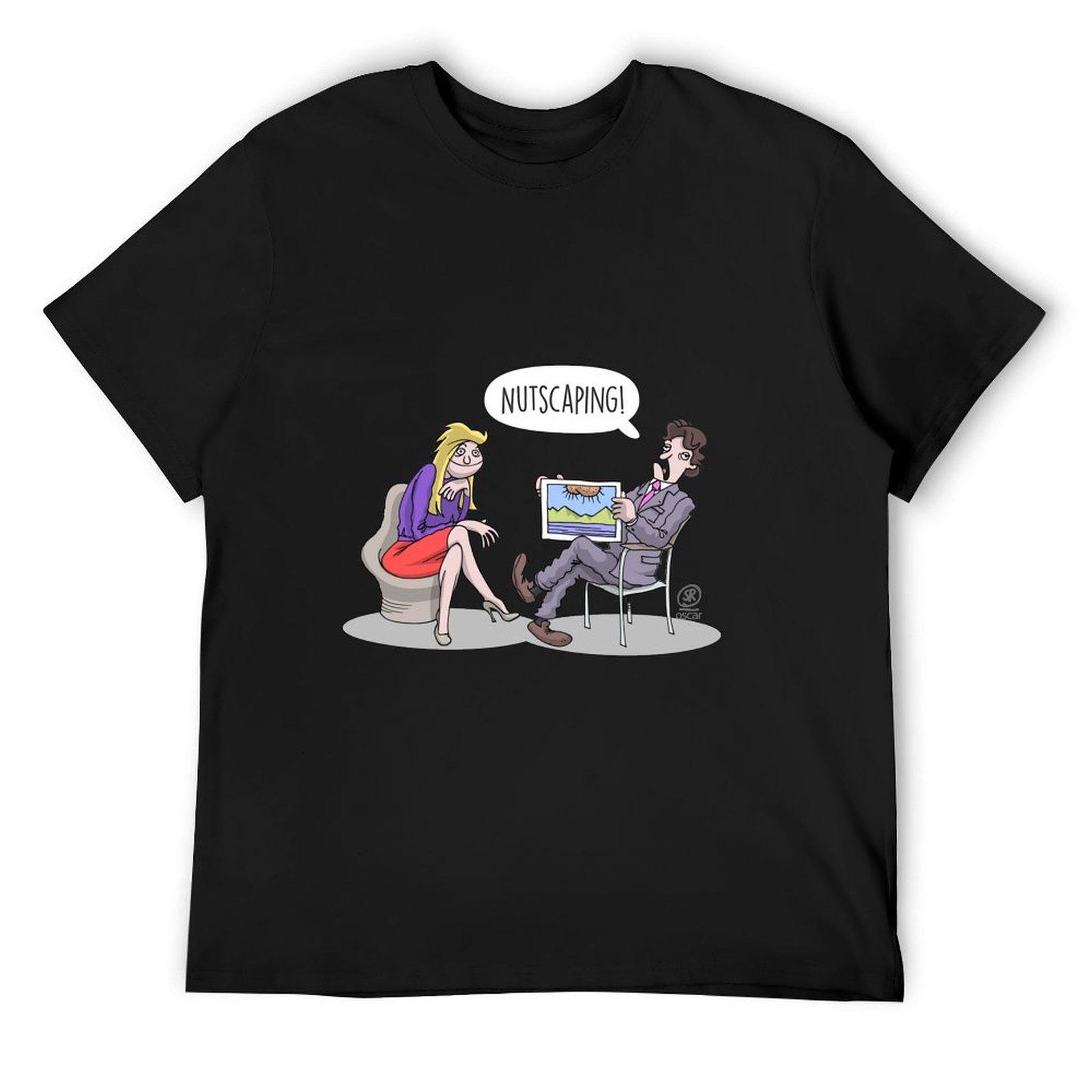 Nutscaping! T-Shirt shirts graphic plus sizes heavyweights plain black t shirts men 4XL
Nutscaping! T-Shirt shirts graphic plus sizes heavyweights plain black t shirts men 4XL