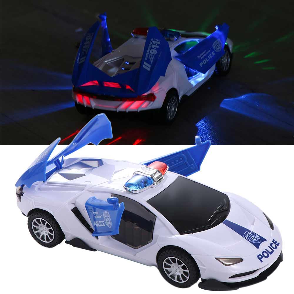 360 Rotation Police Car Toy Music Sound Electric Toy Car Electric Police Car Educational Toys as picture
360 Rotation Police Car Toy Music Sound Electric Toy Car Electric Police Car Educational Toys as picture