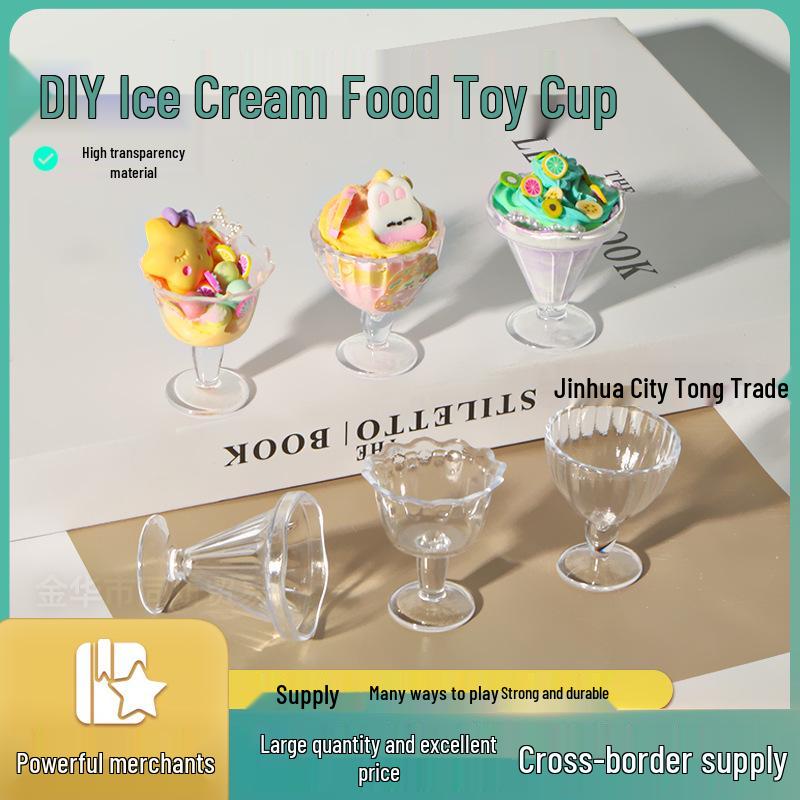 Легкий пластилин крем-клей игрушка: Набор из 6 пластиковых контейнеров для мороженого-сандей
Легкий пластилин крем-клей игрушка: Набор из 6 пластиковых контейнеров для мороженого-сандей