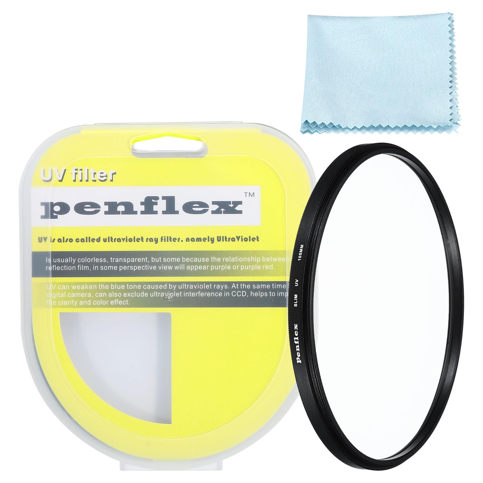 PATIKIL 105mm Filter Protective Slim UV Protection Camera Lens Aluminum Optical Camera Clear 105mm Camera Lens Filter for Photography (1 Piece)
PATIKIL 105mm Filter Protective Slim UV Protection Camera Lens Aluminum Optical Camera Clear 105mm Camera Lens Filter for Photography (1 Piece)