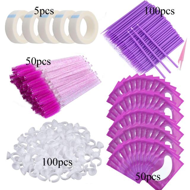 Набор принадлежностей для наращивания ресниц, набор микрокистей, лента, клейкое кольцо, патчи для глаз, одноразовая тушь, палочки, аппликатор, инструмент для ресниц
Набор принадлежностей для наращивания ресниц, набор микрокистей, лента, клейкое кольцо, патчи для глаз, одноразовая тушь, палочки, аппликатор, инструмент для ресниц