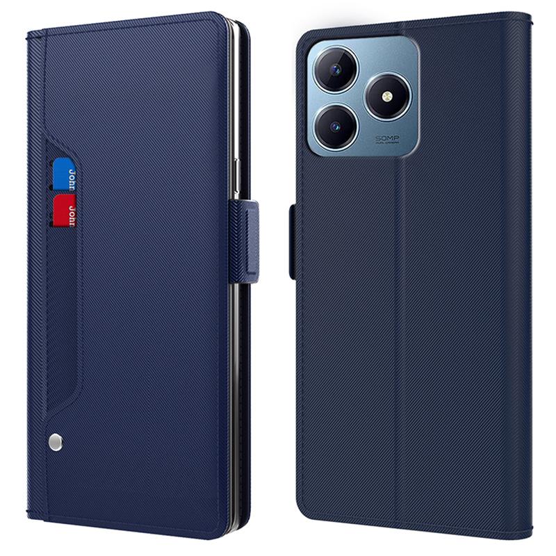 Чохол для Realme Note 60x 4G/C63 4G/C61 4G/Narzo N63 4G з дзеркалом, чохол для телефону з PU шкіри, тримач для кредитної картки Blue
Чохол для Realme Note 60x 4G/C63 4G/C61 4G/Narzo N63 4G з дзеркалом, чохол для телефону з PU шкіри, тримач для кредитної картки Blue