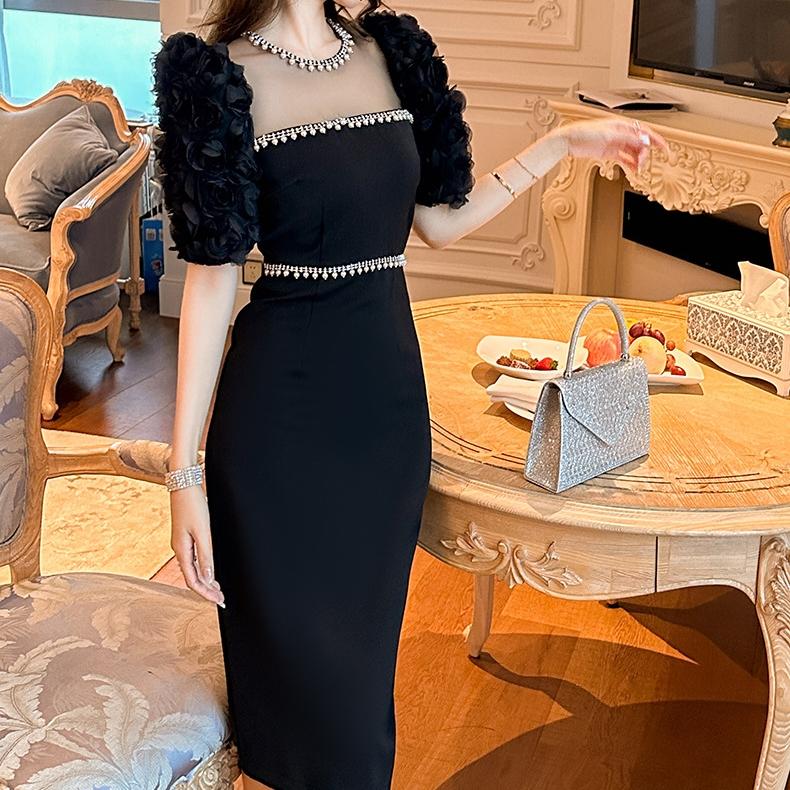 GMXIA Платье Летнее светское платье Sense с круглым вырезом и бисером Белое облегающее длинное платье XL чёрный
GMXIA Платье Летнее светское платье Sense с круглым вырезом и бисером Белое облегающее длинное платье XL чёрный