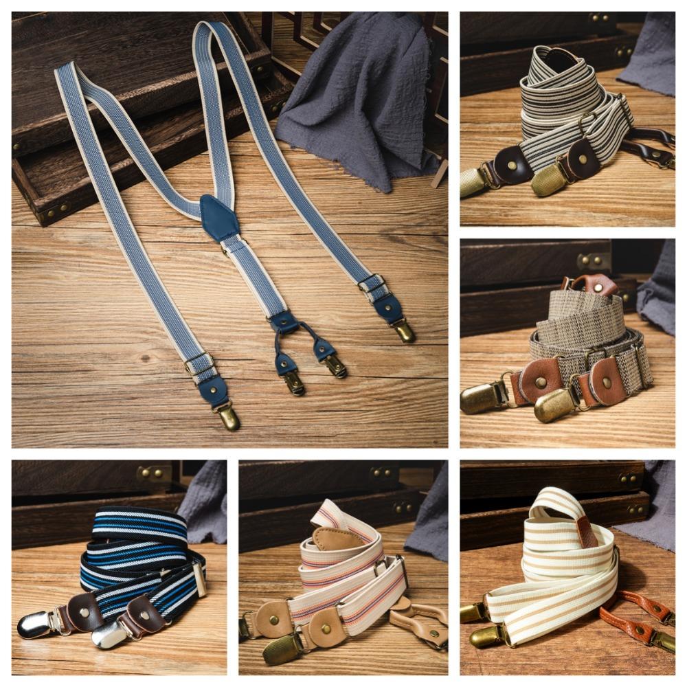 British Style Y-Type Suspenders Retro Stripe Suspender Clip Simple Suspenders for Men Men Style 2
British Style Y-Type Suspenders Retro Stripe Suspender Clip Simple Suspenders for Men Men Style 2