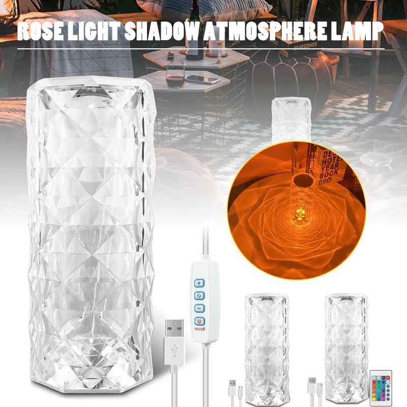 PDTO LED Crystal Diamond Rose Light Настольная лампа Прикроватные настольные лампы для домашнего декора бара
PDTO LED Crystal Diamond Rose Light Настольная лампа Прикроватные настольные лампы для домашнего декора бара