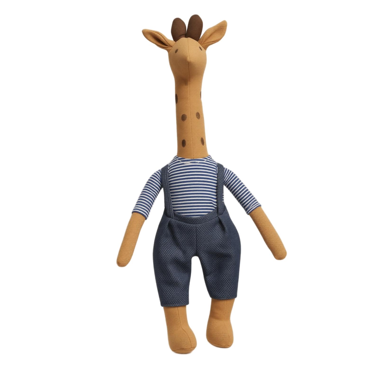 Soft Plush Giraffe Stuffed Animal Toy with Long Neck and Fabric Clothes Handmade Design Suitable for Kids and Nursery Decoration One Size синий
Soft Plush Giraffe Stuffed Animal Toy with Long Neck and Fabric Clothes Handmade Design Suitable for Kids and Nursery Decoration One Size синий