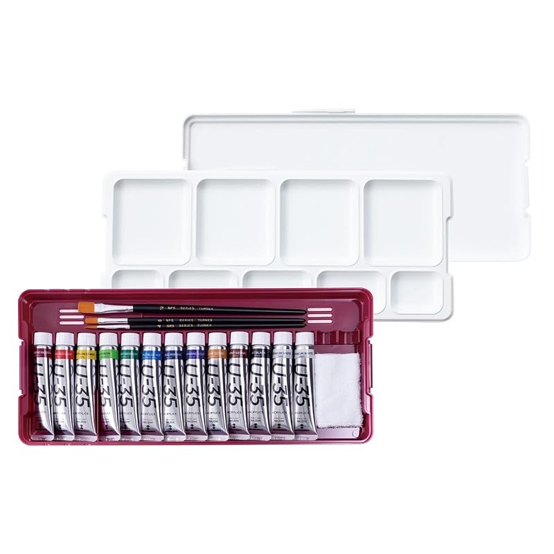 turner color acrylic paints U-35 heavy body type 12 colors noble set E UA13NBE3 20ml
turner color acrylic paints U-35 heavy body type 12 colors noble set E UA13NBE3 20ml
