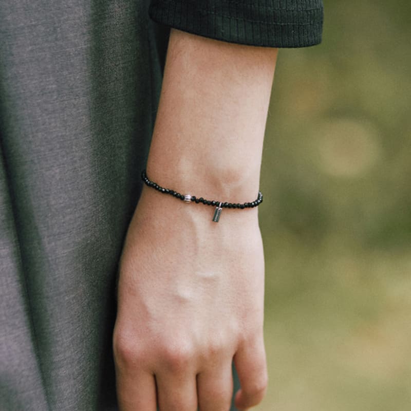 by hyeres Pumpkin beads bracelet (Black) BH7B4A717WB175 single type
by hyeres Pumpkin beads bracelet (Black) BH7B4A717WB175 single type