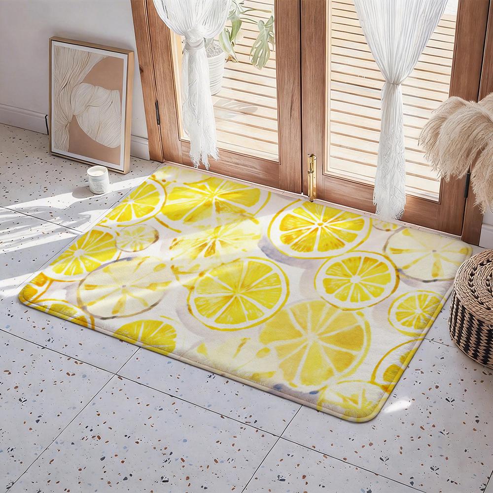 Food L Lemon Floor Mat Eco Flannel Doormat Non Slip Odorless Indoor Floor Rug Soft Short Plush Home Mat 50x80cm
Food L Lemon Floor Mat Eco Flannel Doormat Non Slip Odorless Indoor Floor Rug Soft Short Plush Home Mat 50x80cm