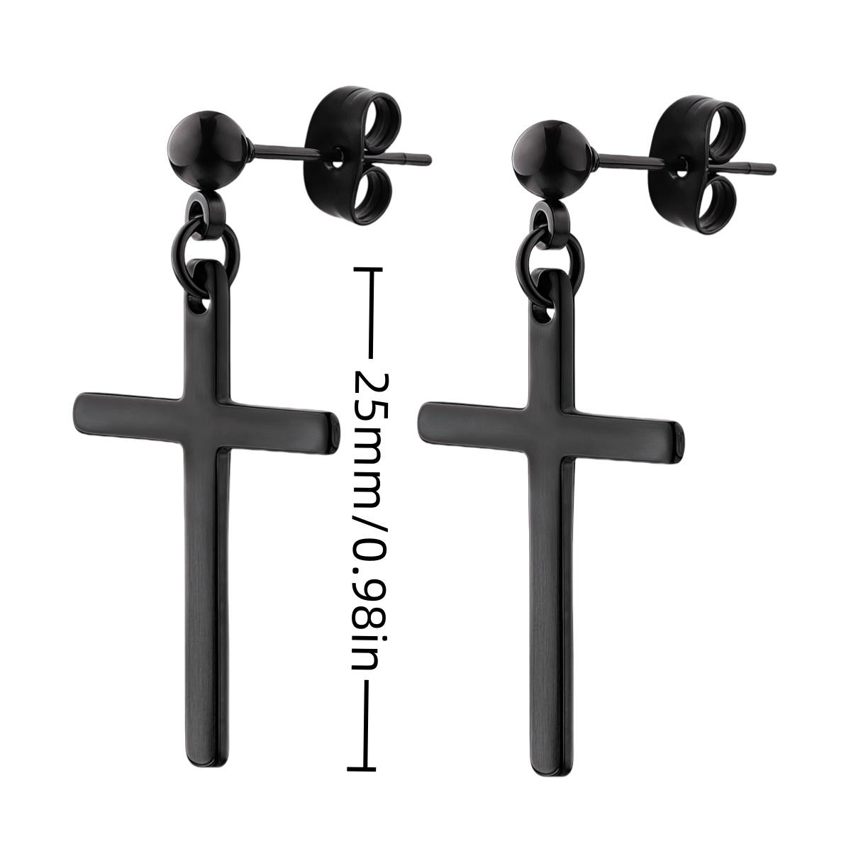Rock Punk Stainless Steel Black Dangle Pendant Punk Minimalist Hanging Woman s Drop Earring for Man Piercing Ear Jewelry New In
Rock Punk Stainless Steel Black Dangle Pendant Punk Minimalist Hanging Woman s Drop Earring for Man Piercing Ear Jewelry New In