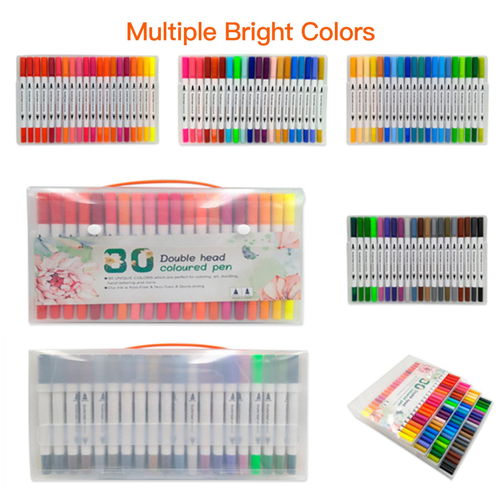 100 Colors Markers Set Double Tipped Colored Pens Fine Point Art Markers for Kids Adults Coloring Drawing Illustrations
100 Colors Markers Set Double Tipped Colored Pens Fine Point Art Markers for Kids Adults Coloring Drawing Illustrations