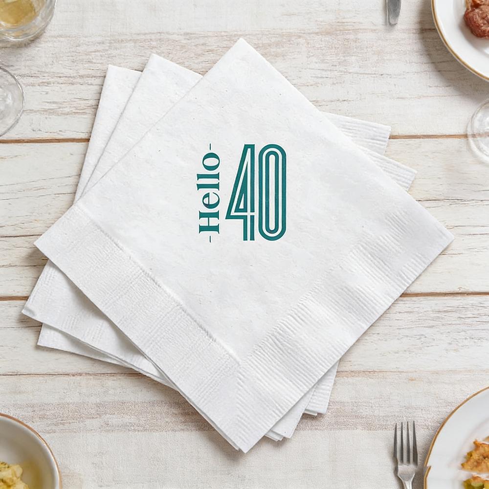 20Pcs Hello 40 Napkins 40th Birthday Party Celebration Table DecorTable Decor Cocktail Dinner Beverage Napkin Housewarming Gift 20PCS 33x33cm
20Pcs Hello 40 Napkins 40th Birthday Party Celebration Table DecorTable Decor Cocktail Dinner Beverage Napkin Housewarming Gift 20PCS 33x33cm