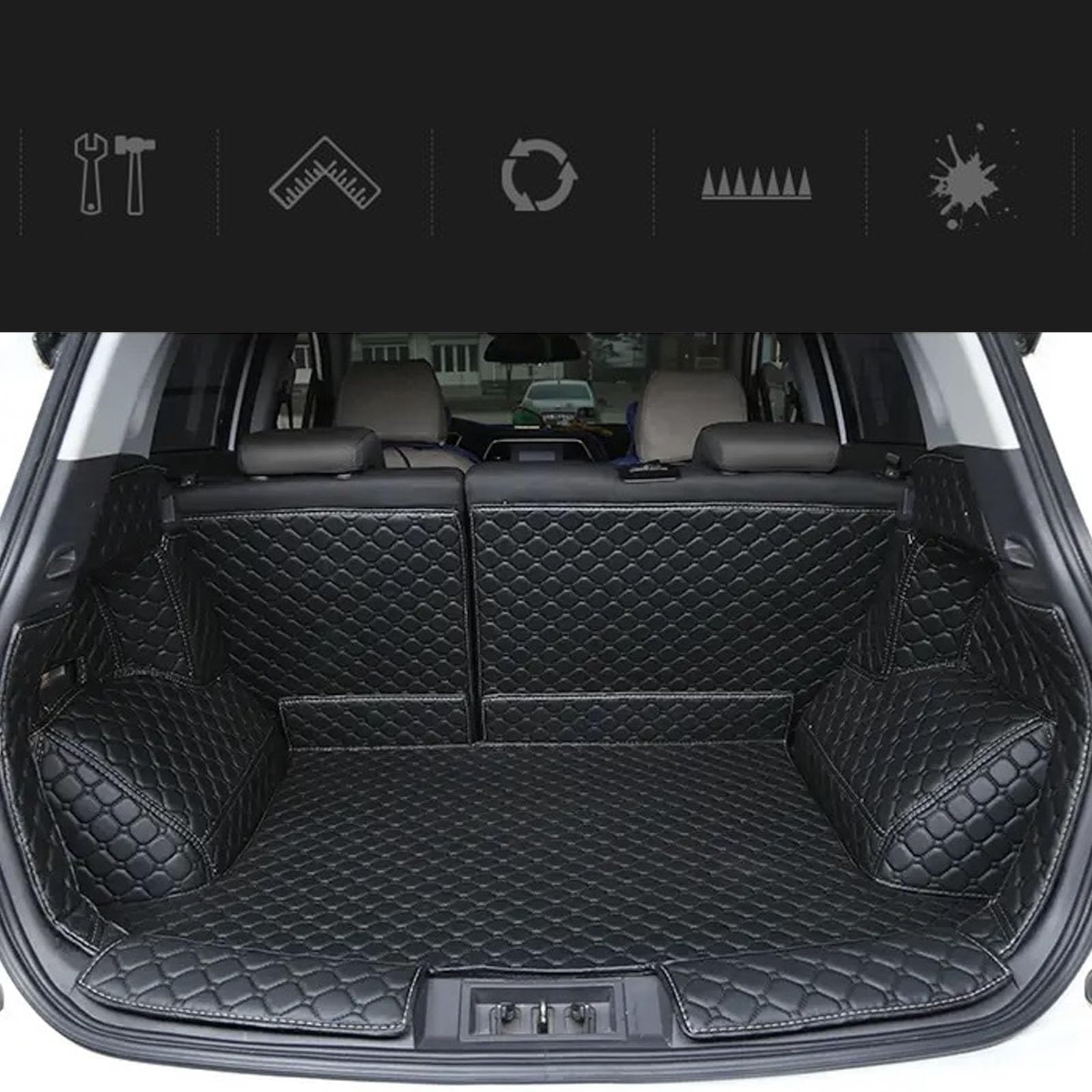 Mitsubishi Outlander GN0W 7-seater 2021.12~Current Car Luggage Mat Cargo Mat Trunk Mat Water Resistant Design Stain Resistant Treatment Anti-Slip
Mitsubishi Outlander GN0W 7-seater 2021.12~Current Car Luggage Mat Cargo Mat Trunk Mat Water Resistant Design Stain Resistant Treatment Anti-Slip