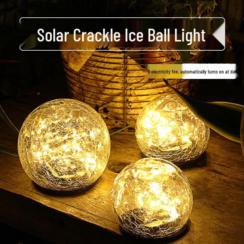 Светодиодный солнечный светильник-шар с трещинами на садовой ножке для наружного украшения
Светодиодный солнечный светильник-шар с трещинами на садовой ножке для наружного украшения