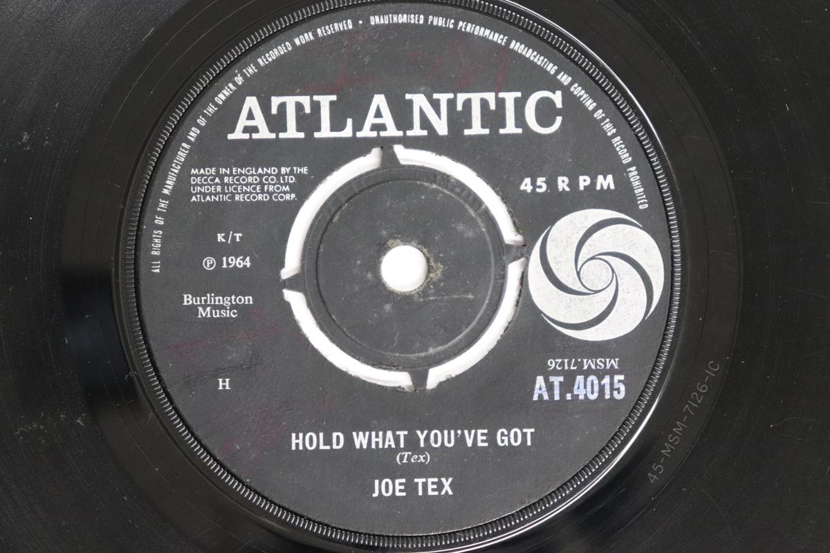 7-дюймовая пластинка JOE TEX - Hold What You ve Got / Fresh Out Of AT4015 ATLANTIC 1964 UK Соул/Фанк Б/У
7-дюймовая пластинка JOE TEX - Hold What You ve Got / Fresh Out Of AT4015 ATLANTIC 1964 UK Соул/Фанк Б/У