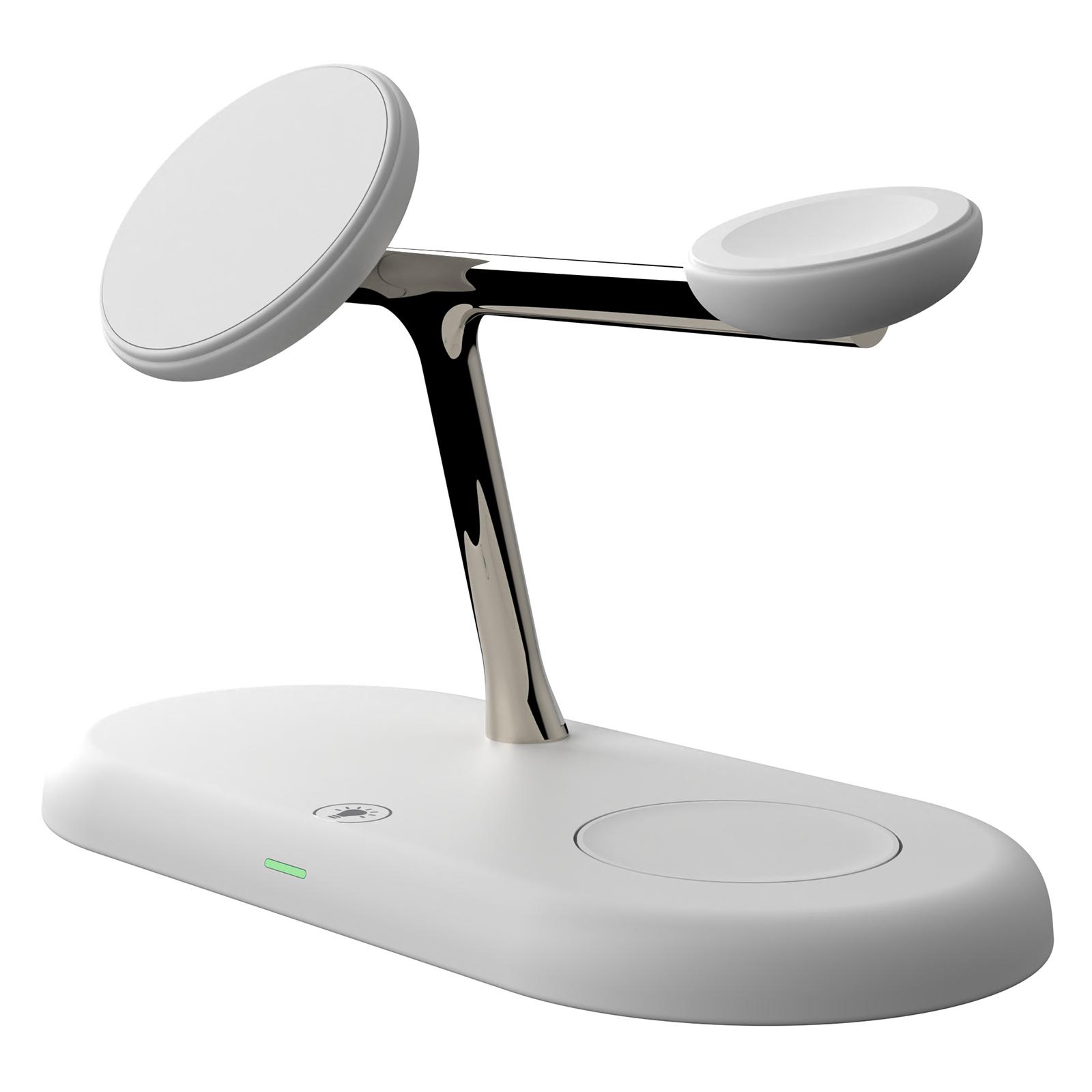 T256 15W Magnetic Wireless Charging Station Phone Watch Earphone Charging Dock with Night Light Black
T256 15W Magnetic Wireless Charging Station Phone Watch Earphone Charging Dock with Night Light Black