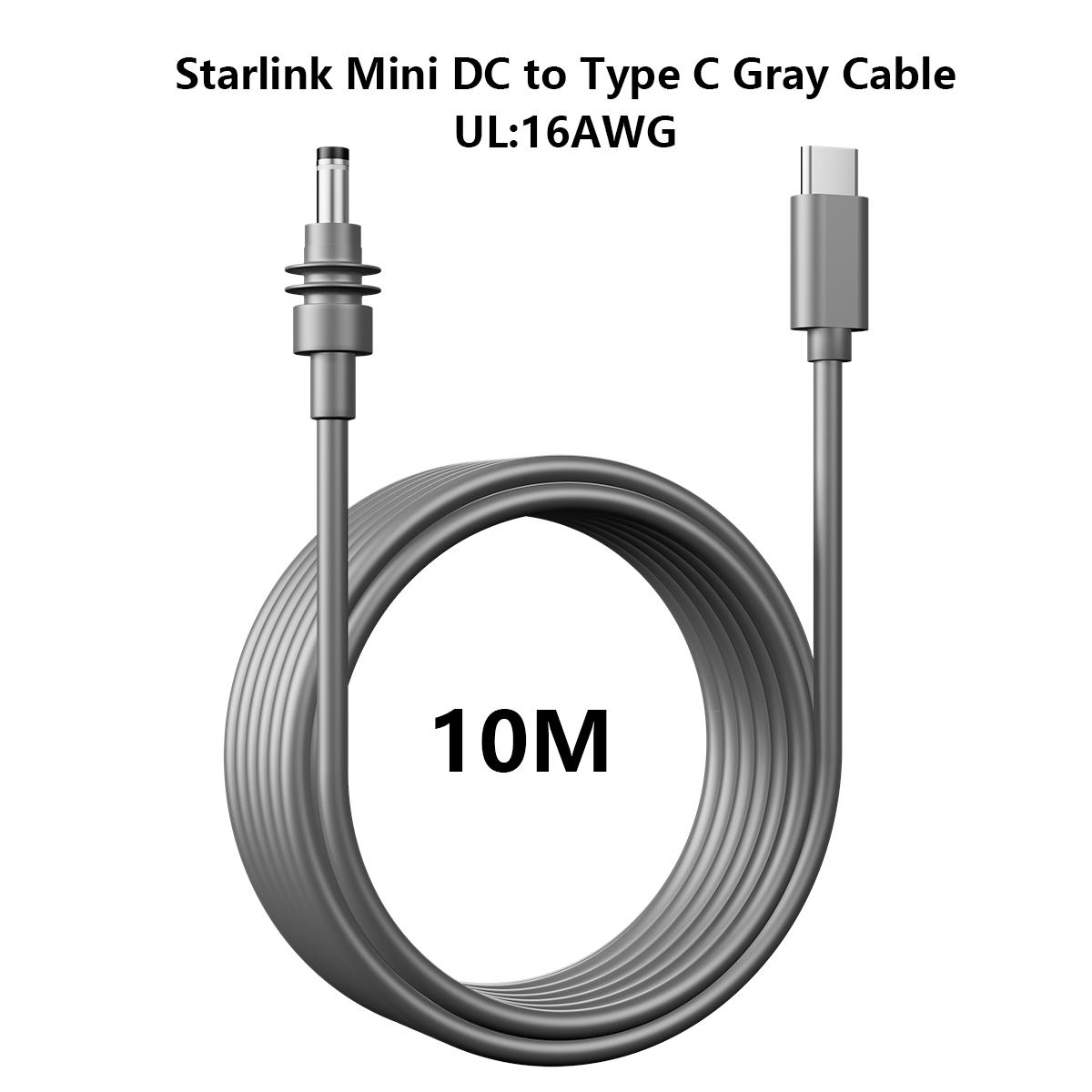 16AWG зарядный шнур для Starlink Mini USB C to DC кабель питания 100 Вт для StarLink Space-x Mini USBC to DC кабель водонепроницаемый
16AWG зарядный шнур для Starlink Mini USB C to DC кабель питания 100 Вт для StarLink Space-x Mini USBC to DC кабель водонепроницаемый