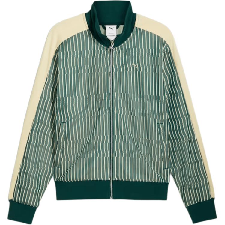 Puma Ss24 Players Lane Series Retro Sports Stand Collar Jacket Comfortable Fashioned Fitted Full Zip Jacket Men Jacket Green 626659-60 S
Puma Ss24 Players Lane Series Retro Sports Stand Collar Jacket Comfortable Fashioned Fitted Full Zip Jacket Men Jacket Green 626659-60 S