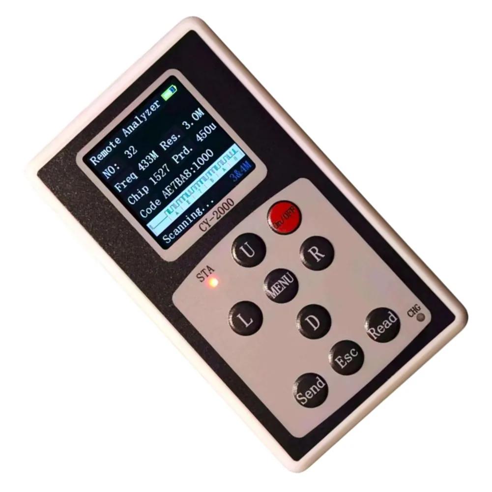 PT2262 Decoder CY-2000 Analyzer For Signal Debugging 50 Sets Non-volatile Storage Built-in 4.2V Lithium Battery China Mainland
PT2262 Decoder CY-2000 Analyzer For Signal Debugging 50 Sets Non-volatile Storage Built-in 4.2V Lithium Battery China Mainland