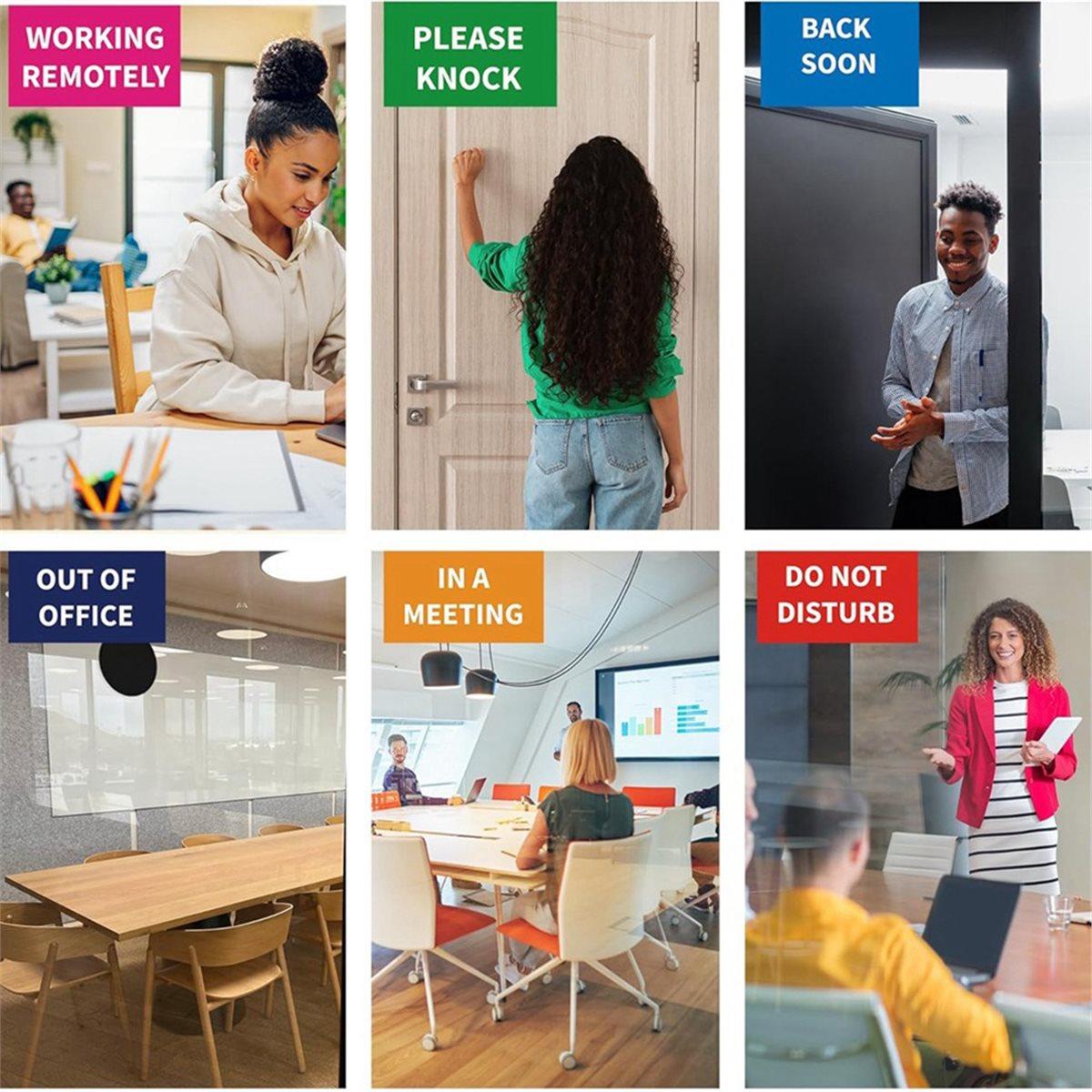 BHBL Office Door Signs 6 Options , Please Knock, in A Meeting, Soon Privacy Door Slider Sign for Meeting China Mainland
BHBL Office Door Signs 6 Options , Please Knock, in A Meeting, Soon Privacy Door Slider Sign for Meeting China Mainland