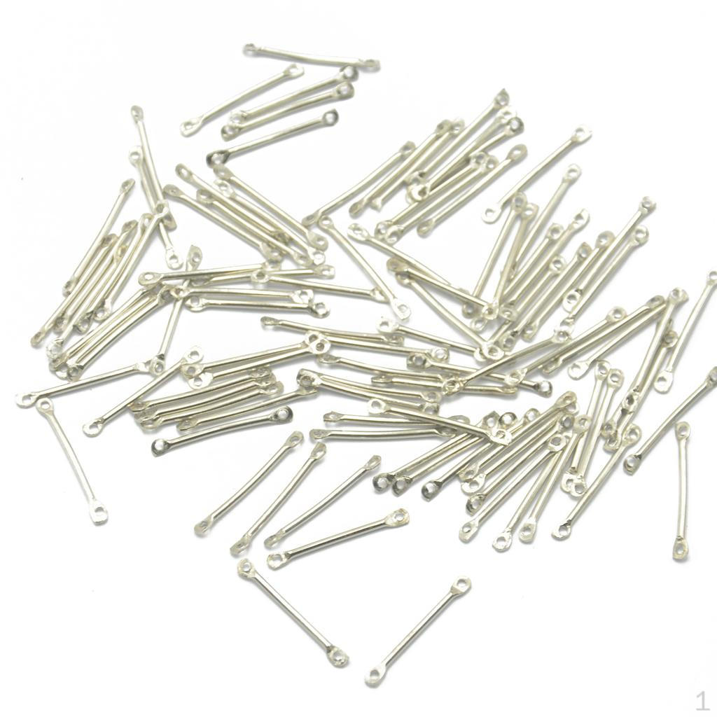 Approx.100pcs Jewelry Making Findings Bar Pins Silver
Approx.100pcs Jewelry Making Findings Bar Pins Silver