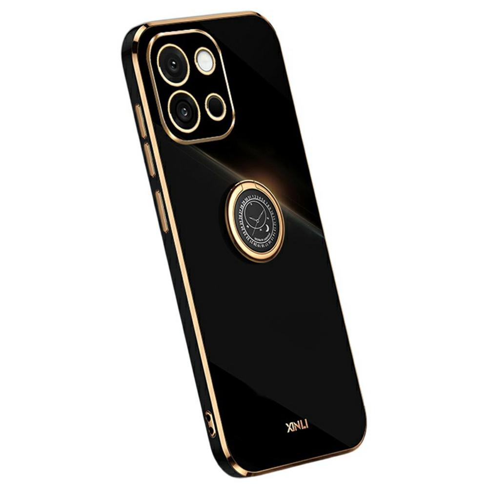 XINLI For OnePlus 13T 5G Case Ring Kickstand Electroplating TPU Phone Cover Black
XINLI For OnePlus 13T 5G Case Ring Kickstand Electroplating TPU Phone Cover Black