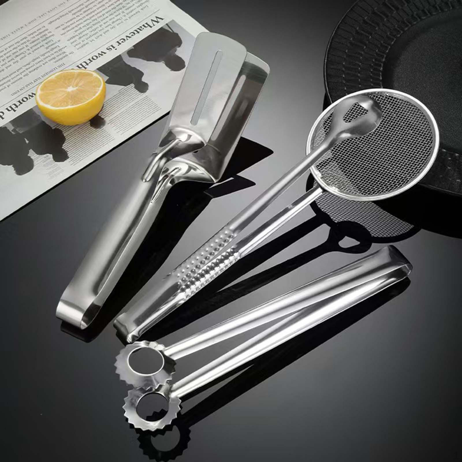 Kitchen Tongs Cooking Food Clips Grilling Gadgets Deep Frying Clamps for Pancake Meats
Kitchen Tongs Cooking Food Clips Grilling Gadgets Deep Frying Clamps for Pancake Meats