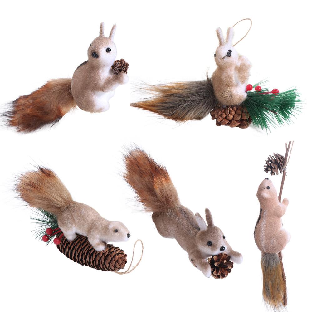 Small Xmas Tree Hanging Ornaments DIY Simulated Squirrel Pendant Merry Christmas Decor Style2
Small Xmas Tree Hanging Ornaments DIY Simulated Squirrel Pendant Merry Christmas Decor Style2