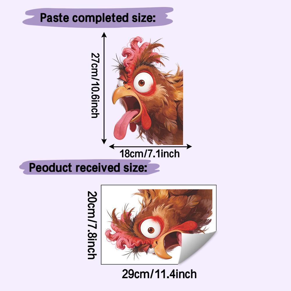 Cartoon Vomiting Rooster Head Waterproof Self Adhesive Toilet Sticker for Bathroom Wall Home Decor 20x29cm разноцветный
Cartoon Vomiting Rooster Head Waterproof Self Adhesive Toilet Sticker for Bathroom Wall Home Decor 20x29cm разноцветный