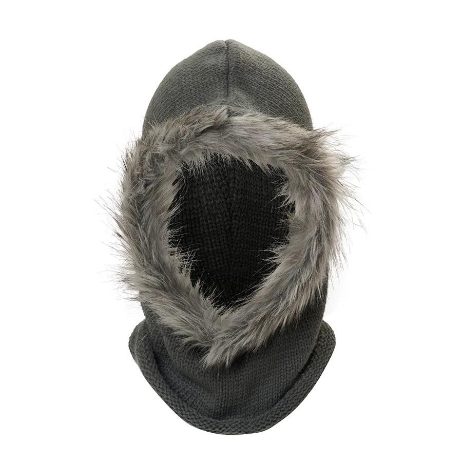 2025 Faux Fur Brim Warmer Knitted Winter Hat Balaclava Man Woman Outdoor Cycling Sport Hood Headgear One Size сірий колір
2025 Faux Fur Brim Warmer Knitted Winter Hat Balaclava Man Woman Outdoor Cycling Sport Hood Headgear One Size сірий колір