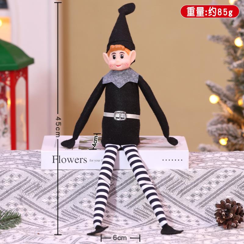 New Christmas Bookshelf Elf Ornament Christmas Ornament Long Legs Doll Rainbow Sitting Doll See picture for size
New Christmas Bookshelf Elf Ornament Christmas Ornament Long Legs Doll Rainbow Sitting Doll See picture for size