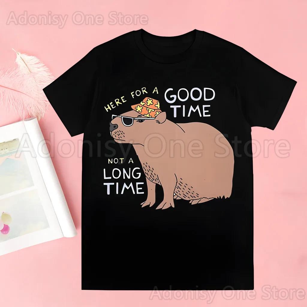 Kawaii Capybara Men Summer Short Sleeve Fashion Print Men T-shirts Top T Shirt Unisex Mens Graphic Male Tee T-Shirt 4XL
Kawaii Capybara Men Summer Short Sleeve Fashion Print Men T-shirts Top T Shirt Unisex Mens Graphic Male Tee T-Shirt 4XL