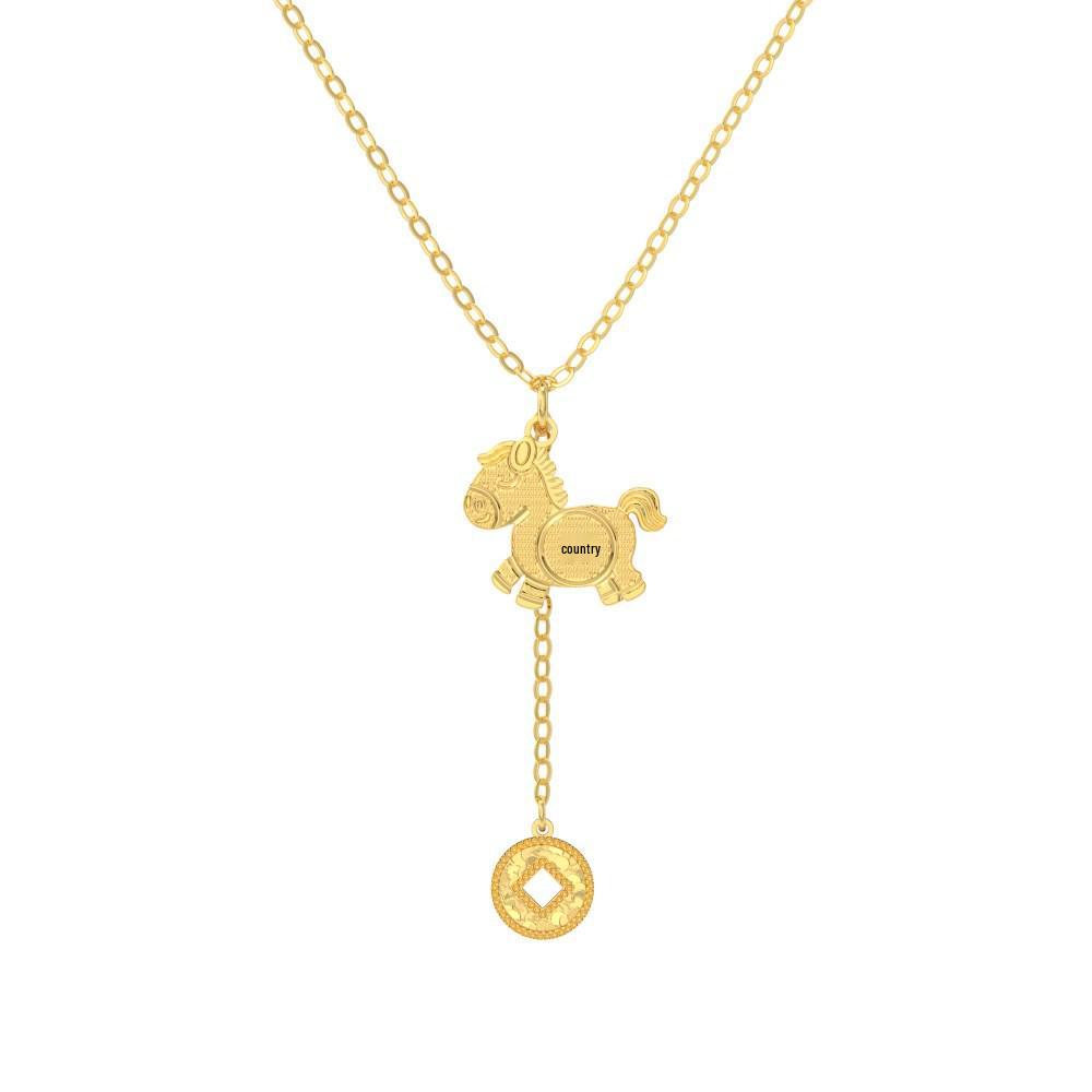S925 Sterling Silver Horse Pendant Necklace for Women - Exquisite and Versatile Clavicle Chain 925 Sterling Silver
S925 Sterling Silver Horse Pendant Necklace for Women - Exquisite and Versatile Clavicle Chain 925 Sterling Silver