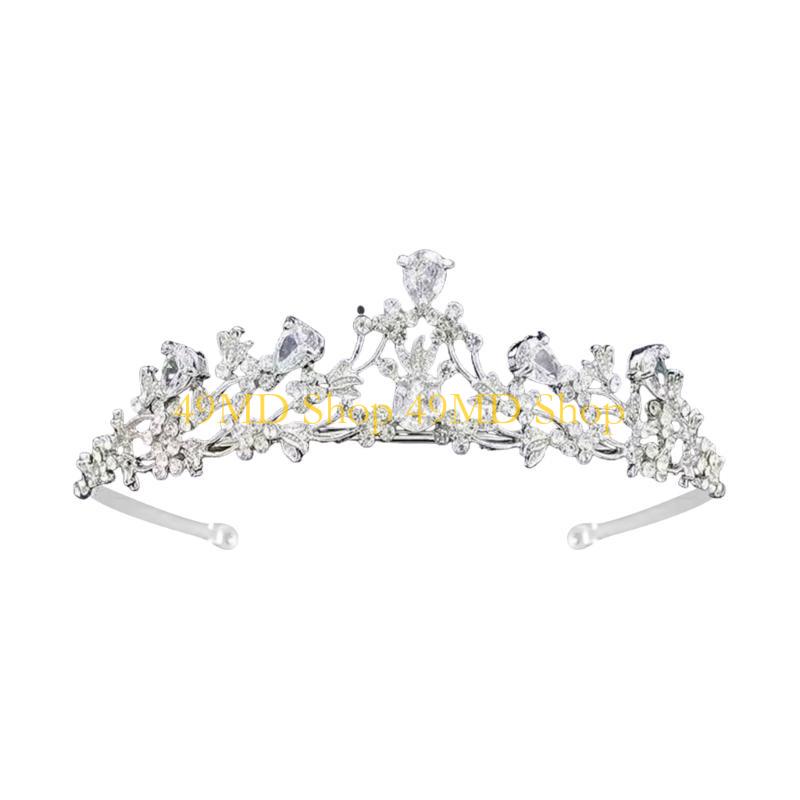 49MD Elegant Headbands Crown Hair Hoop for Birthday Wedding Queen Headpiece for Girls Show Stage Party Costume серебряный
49MD Elegant Headbands Crown Hair Hoop for Birthday Wedding Queen Headpiece for Girls Show Stage Party Costume серебряный