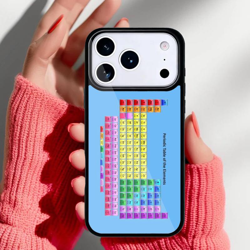 Periodic Table Of Elements Phone Case for iPhone 17 Air 16e 15 14 13 Pro Max Back Cover for 12 11 Pro Coque iPhone17 Pro Max
Periodic Table Of Elements Phone Case for iPhone 17 Air 16e 15 14 13 Pro Max Back Cover for 12 11 Pro Coque iPhone17 Pro Max