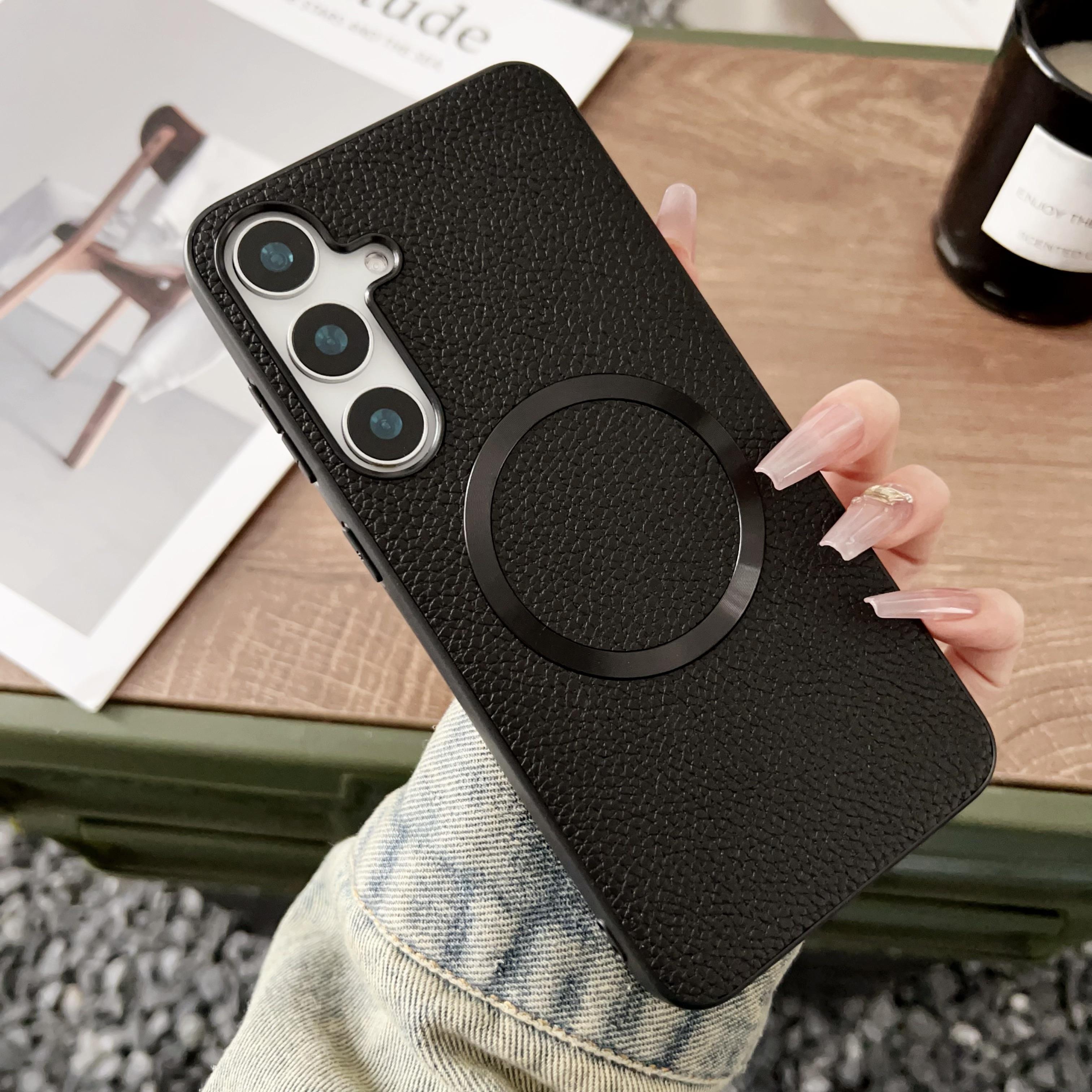 For Samsung Galaxy A26 5G Case Compatible with MagSafe PU Leather+TPU Phone Back Cover Blue
For Samsung Galaxy A26 5G Case Compatible with MagSafe PU Leather+TPU Phone Back Cover Blue