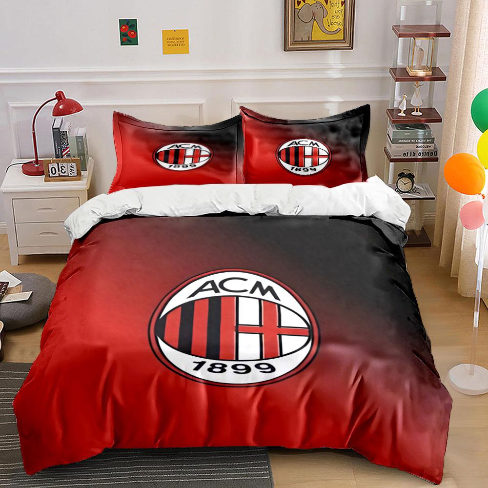 AC Milan logo design. Bedding sets Duvet cover sets Duvet covers Pillowcases(1 * Duvet Cover 2 * Pillowcases without duvet insert) 135x200cm
AC Milan logo design. Bedding sets Duvet cover sets Duvet covers Pillowcases(1 * Duvet Cover 2 * Pillowcases without duvet insert) 135x200cm