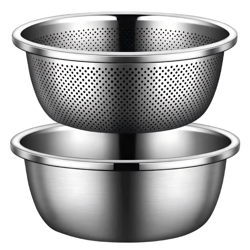 Wutuo Thickened Stainless Steel Mixing & Prep Bowls, 18CM (Set of 3)
Wutuo Thickened Stainless Steel Mixing & Prep Bowls, 18CM (Set of 3)