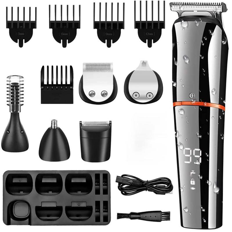 Моющийся универсальный триммер для волос для мужчин, машинка для стрижки бороды и волос, электрическая машинка для стрижки лица, тела, бровей, носа, ушей, перезаряжаемая 
Моющийся универсальный триммер для волос для мужчин, машинка для стрижки бороды и волос, электрическая машинка для стрижки лица, тела, бровей, носа, ушей, перезаряжаемая