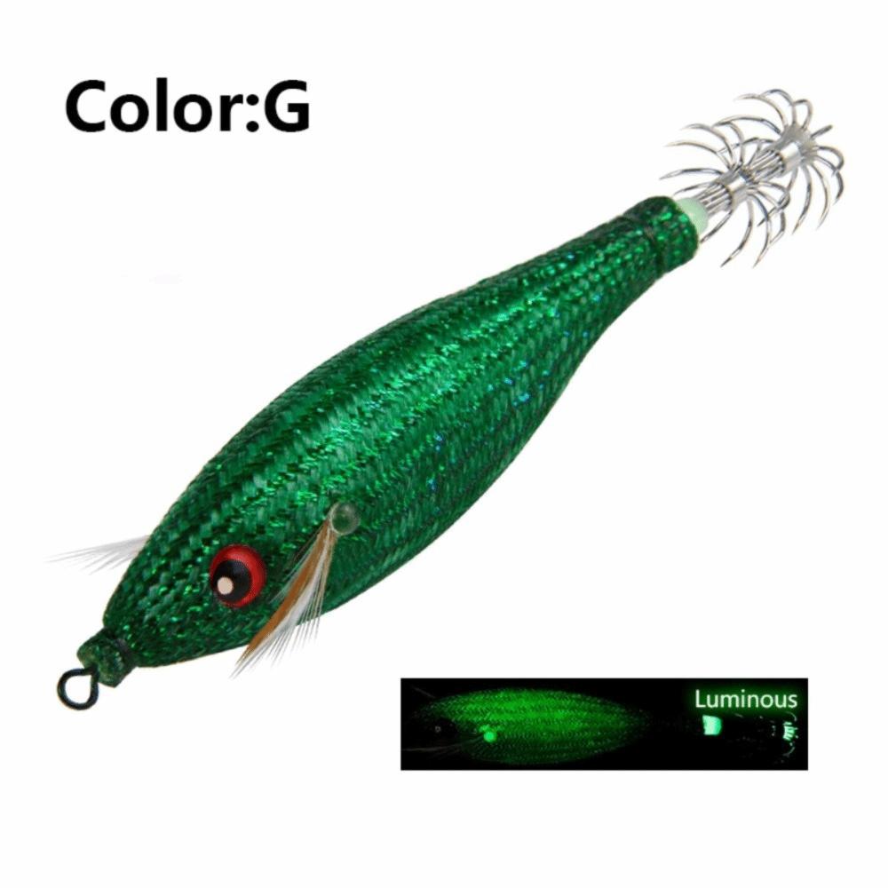 Glow in Dark Jigging Fishing Lure Artificial Artificial Squid Hook Floating Squid Jig Boat Fishing G
Glow in Dark Jigging Fishing Lure Artificial Artificial Squid Hook Floating Squid Jig Boat Fishing G