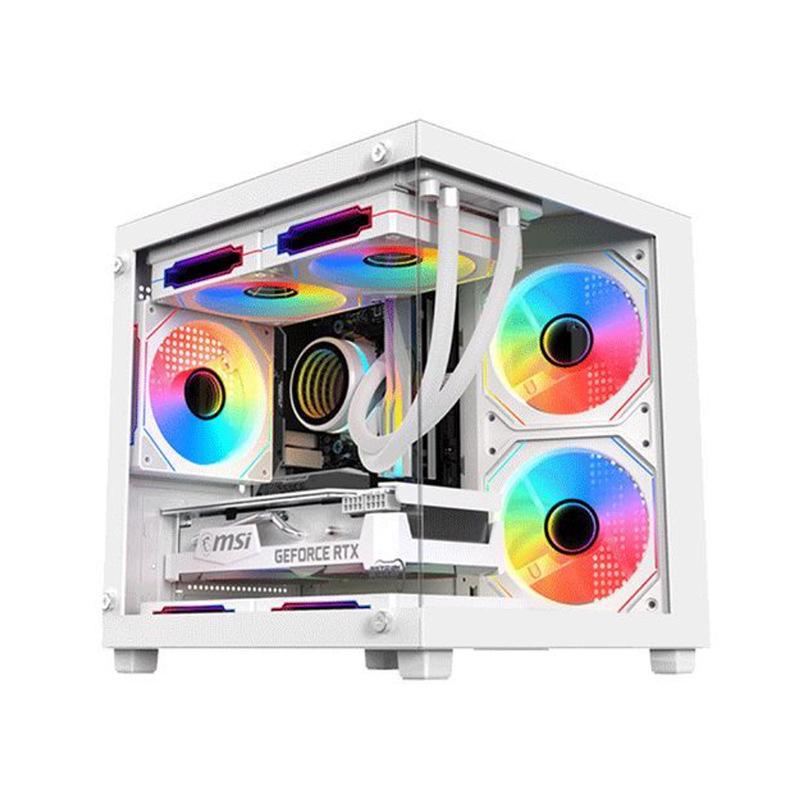Spark 240 Mini mATX Настольный корпус с закаленным стеклом, без стоек боковая панель, поддерживает 6 вентиляторов
Spark 240 Mini mATX Настольный корпус с закаленным стеклом, без стоек боковая панель, поддерживает 6 вентиляторов