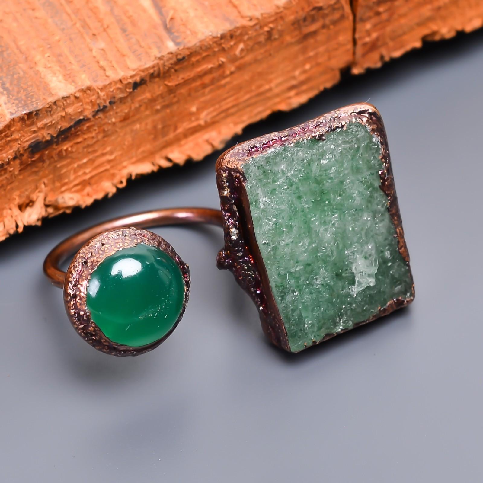 Кольцо Вечность с Медным Электроформованием и Натуральным Авантюрином Фантазийной Огранки, Ювелирное Изделие V-50
Кольцо Вечность с Медным Электроформованием и Натуральным Авантюрином Фантазийной Огранки, Ювелирное Изделие V-50