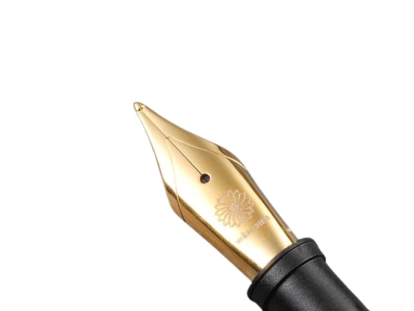 WANCHER Replacement Nib Jowo Nib Stainless Steel Gold Plated for Wancher Fountain Pens Made by Jowo Germany #6 (B Bold)
WANCHER Replacement Nib Jowo Nib Stainless Steel Gold Plated for Wancher Fountain Pens Made by Jowo Germany #6 (B Bold)