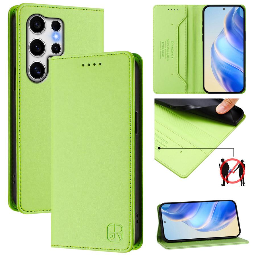 Розкішний шкіряний чохол для Samsung Galaxy S25 S25Ultra S24 S23 S22 S21 S20 Plus RFID-блокування Слоти для карт Магнітне притягання Стенд Протиударний фліп-чохол Samsung S25 grass зелений колір
Розкішний шкіряний чохол для Samsung Galaxy S25 S25Ultra S24 S23 S22 S21 S20 Plus RFID-блокування Слоти для карт Магнітне притягання Стенд Протиударний фліп-чохол Samsung S25 grass зелений колір