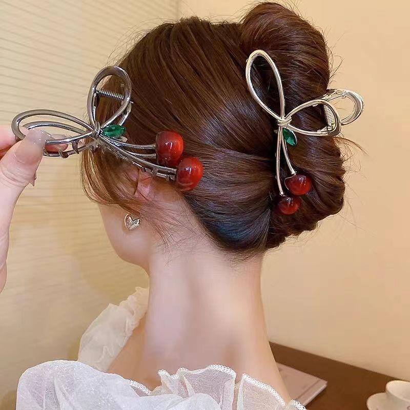 1pc Korean Sweet Cherry Bow Grab Clip Small Fresh Hairpin Shark Clip Hair Clip Simple Style Hair Clip Hair Accessories
1pc Korean Sweet Cherry Bow Grab Clip Small Fresh Hairpin Shark Clip Hair Clip Simple Style Hair Clip Hair Accessories