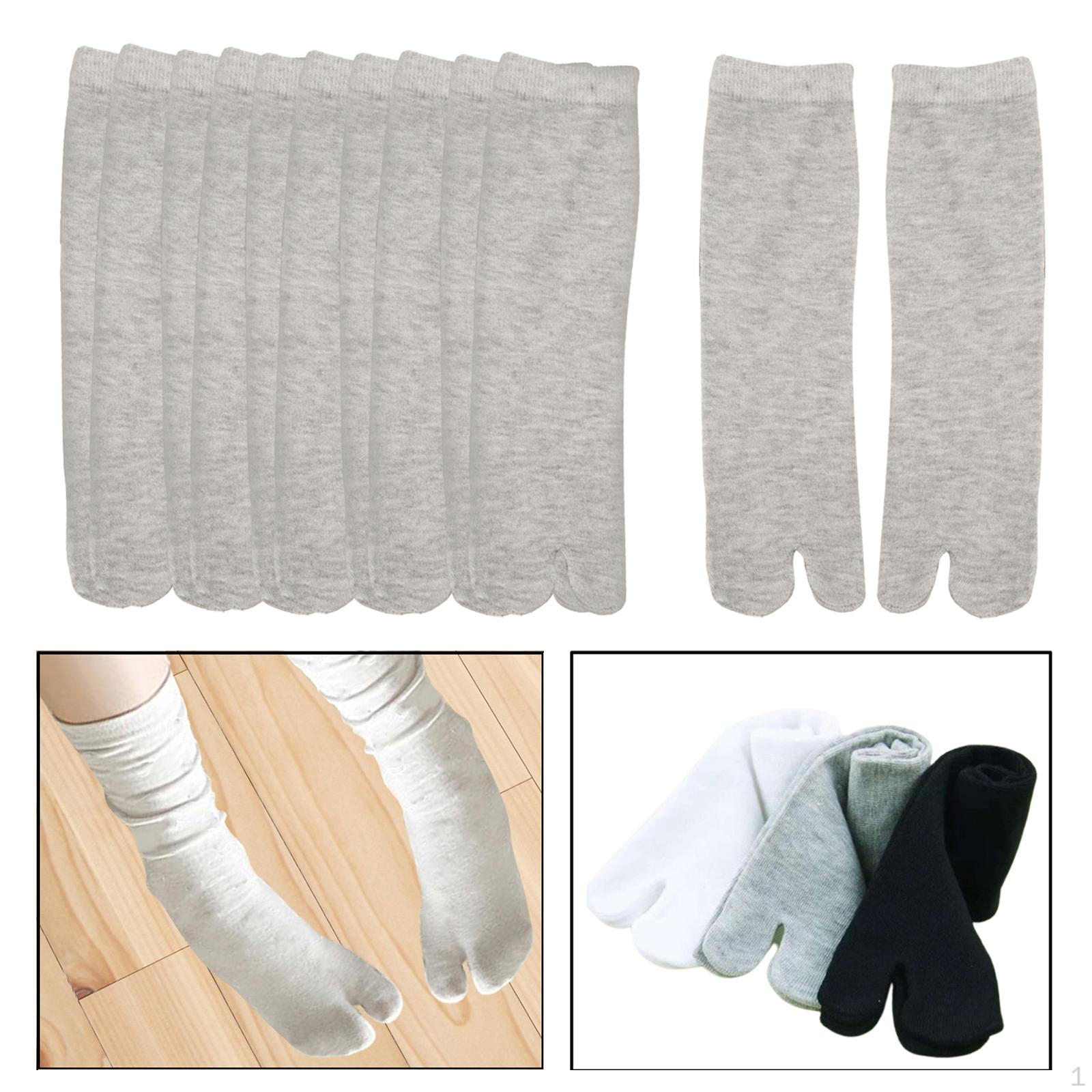 6 Pairs Flip Flop Socks Breathable Clothes Tabi for Indoor Travel Camping сірий
6 Pairs Flip Flop Socks Breathable Clothes Tabi for Indoor Travel Camping сірий