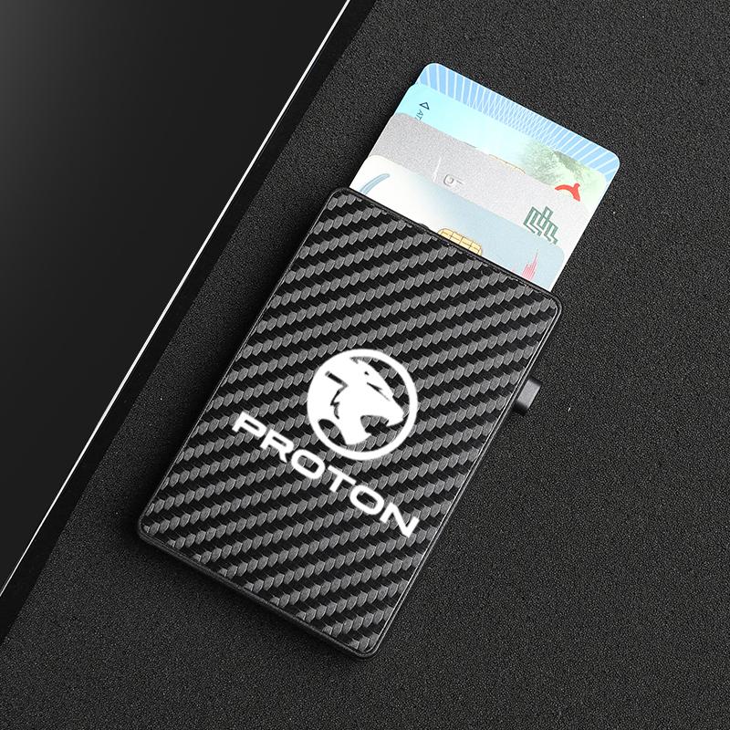 For Proton Exora Iriz Persona Saga Waja Wira X50 X70 Preve Savvyin Car Anti-theft Carbon Fiber Bank Credit Pop Up ID Card Holder чорний
For Proton Exora Iriz Persona Saga Waja Wira X50 X70 Preve Savvyin Car Anti-theft Carbon Fiber Bank Credit Pop Up ID Card Holder чорний