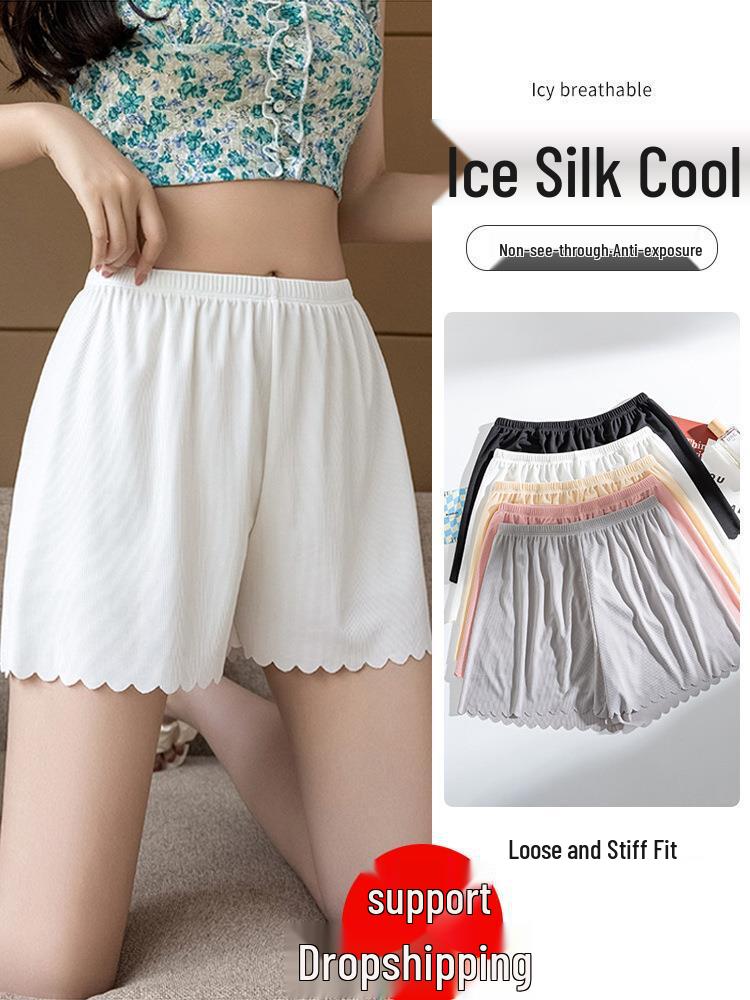 Women s Anti-Exposure No Roll-Up Thin Summer Leggings - White, Loose, Plus Size Three-Point Shorts Plus size
Women s Anti-Exposure No Roll-Up Thin Summer Leggings - White, Loose, Plus Size Three-Point Shorts Plus size